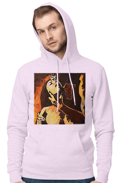 Чоловіче худі з принтом "Страсна жінка". Жінка, картина, секс. 2070702