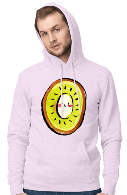 Чоловіче худі з принтом "Любий киви". Киви, любий. 2070702