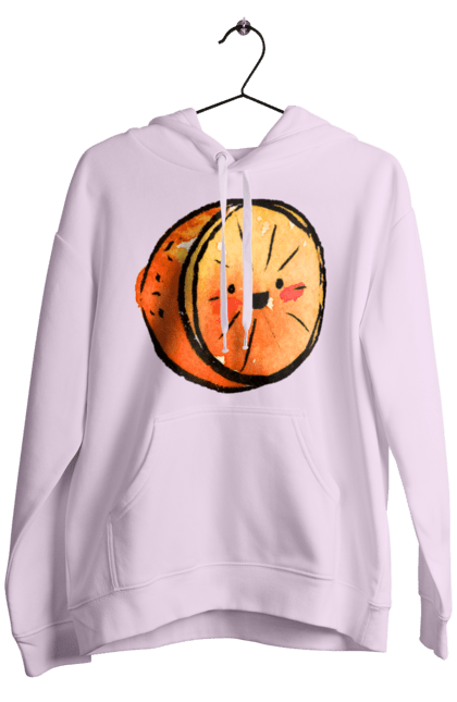 Чоловіче худі з принтом "Милий апельсин". Апельсин, літо, любий, смайлик. 2070702