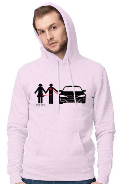 Чоловіче худі з принтом "відносини БМВ". Бмв, машини, юмор. 2070702