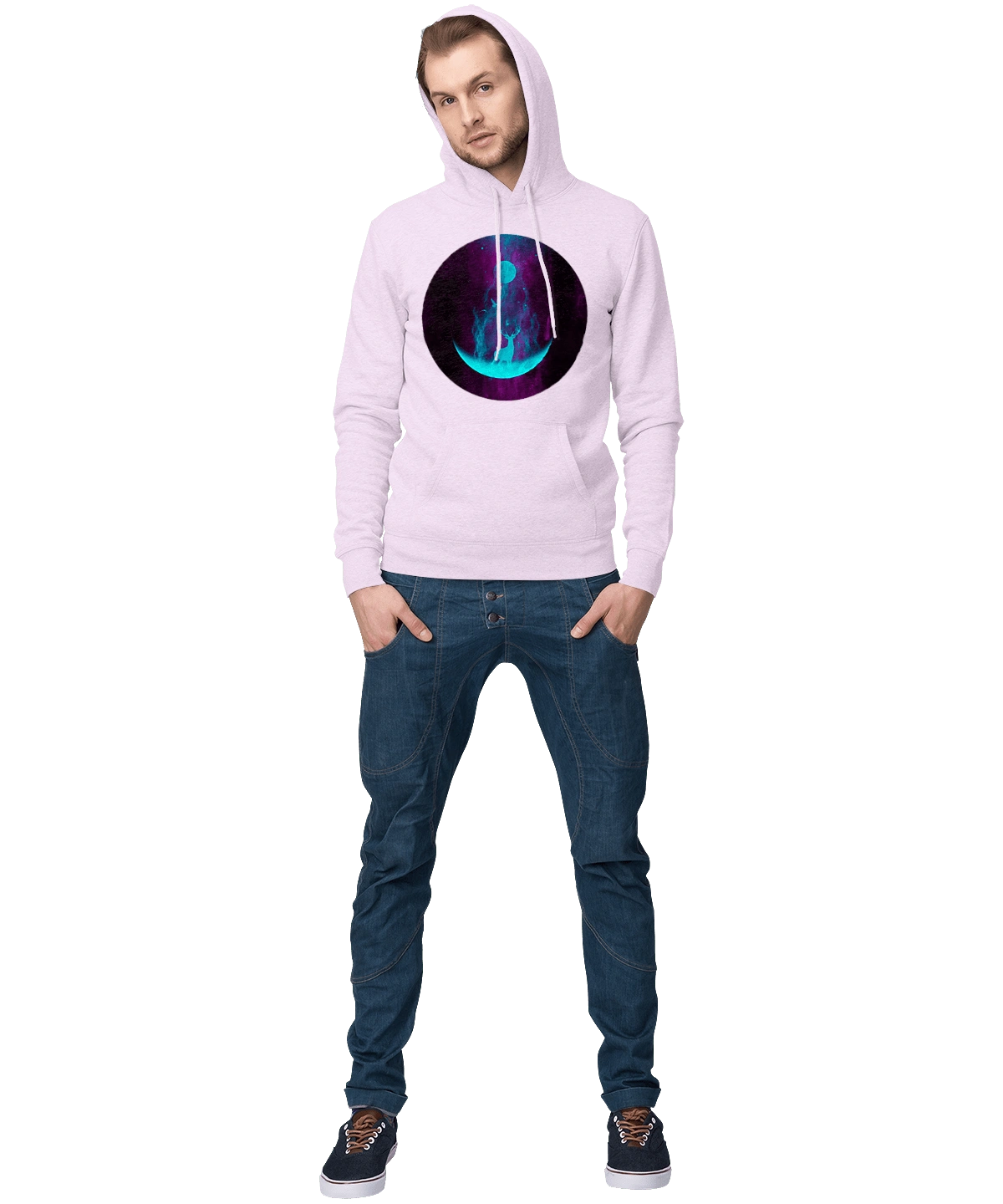 Олень Силует