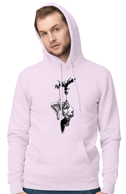 Чоловіче худі з принтом "Підвішування". Бдсм. 2070702
