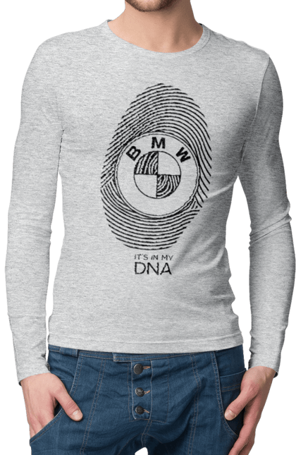 Men`s longsleeve with prints BMW Imprint. Bmw, cars, imprint. 2070702