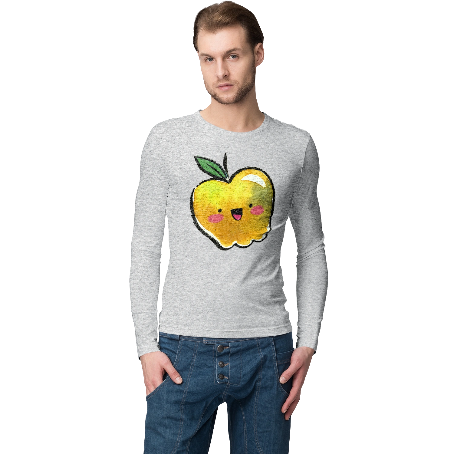 Миле жовте яблуко