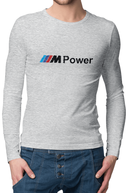 Men`s longsleeve with prints Mpower BMW. Bmw, cars, m series. 2070702