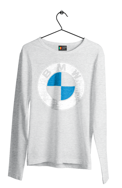 Чоловічий лонгслів з принтом "Bmw Logo". Бмв, машини. 2070702