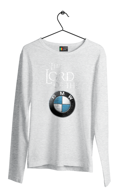 Мужской лонгслив с принтом The lord of the BMW white. Бмв, игра престолов. 2070702