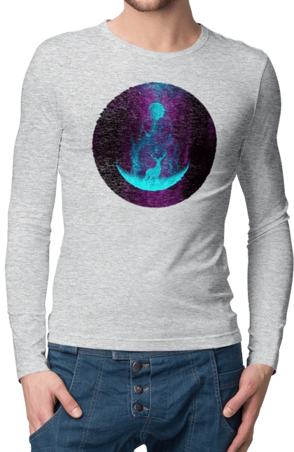 Олень Силует