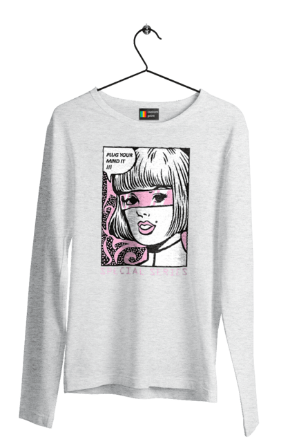 Чоловічий лонгслів з принтом "Попарт". Попарт. 2070702