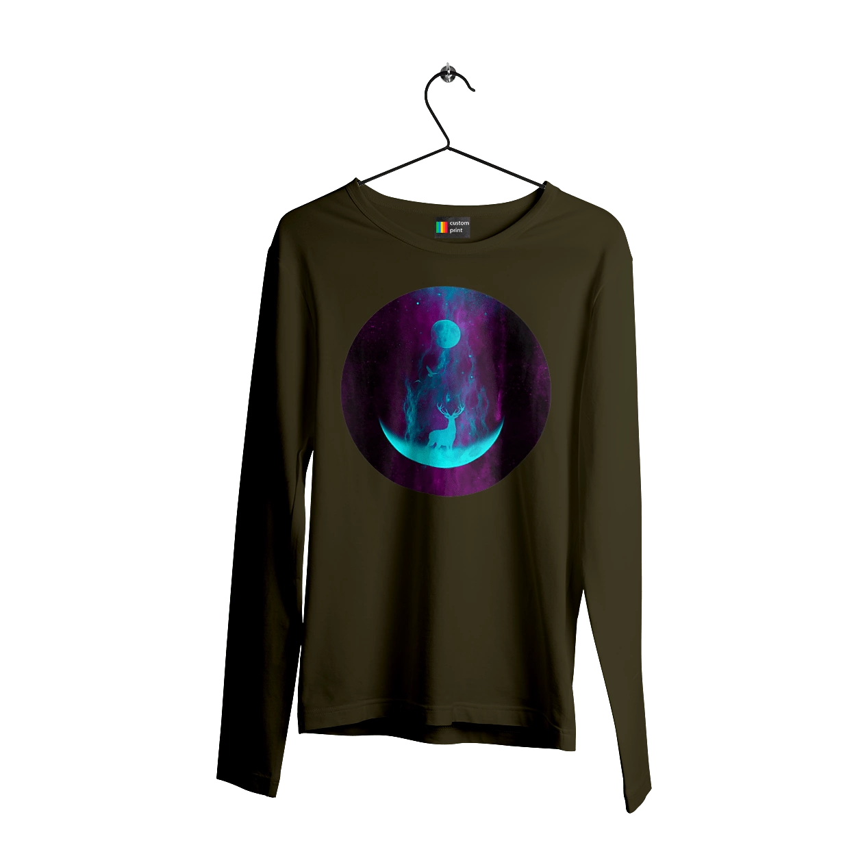 Олень Силует