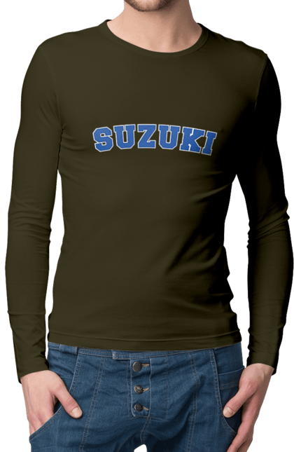 Men`s longsleeve with prints Suzuki 2. Auto, machine, suzuki. 2070702