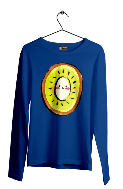 Чоловічий лонгслів з принтом "Любий киви". Киви, любий. 2070702