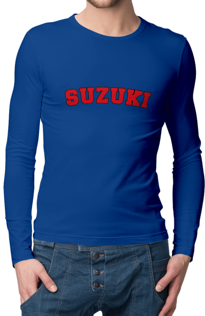 Men`s longsleeve with prints Suzuki 2. Auto, machine, suzuki. 2070702