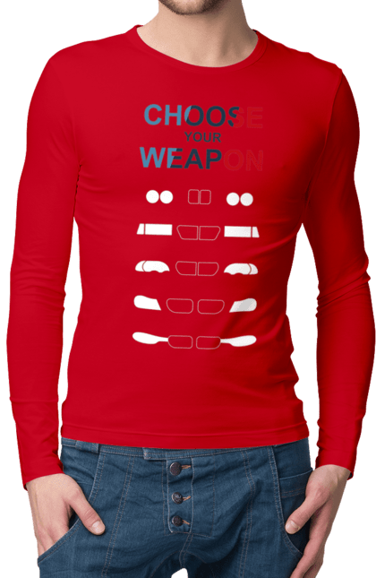 Чоловічий лонгслів з принтом "Bmw Weapon Wh". Авто, бмв, машина, ніздрі. 2070702