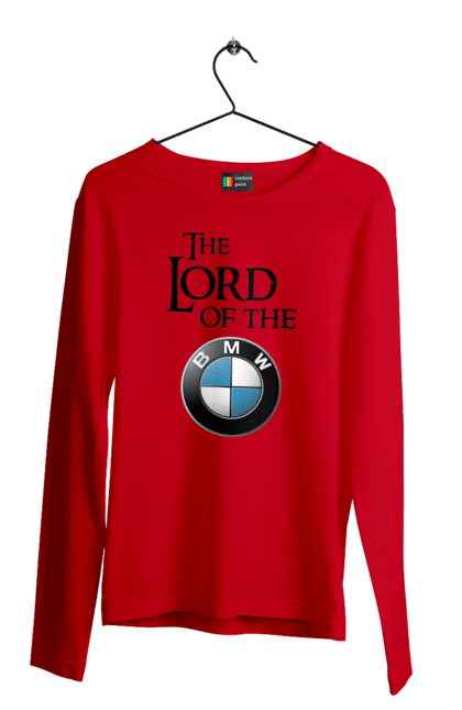 Чоловічий лонгслів з принтом "The lord of the BMW black". Бмв, гра престолів. 2070702