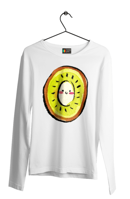 Чоловічий лонгслів з принтом "Любий киви". Киви, любий. 2070702