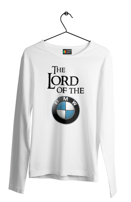 Чоловічий лонгслів з принтом "The lord of the BMW black". Бмв, гра престолів. 2070702