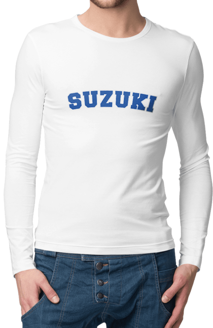 Men`s longsleeve with prints Suzuki 2. Auto, machine, suzuki. 2070702