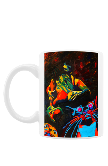 Чашка з принтом "Секс коти". Картина, коти, секс. 2070702