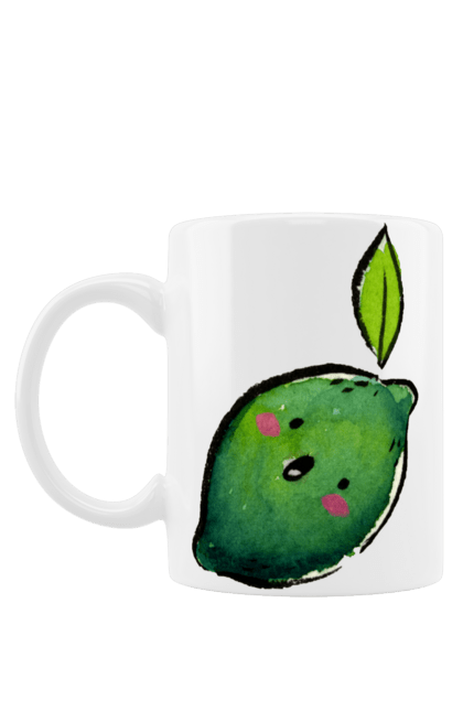 Чашка з принтом "Любий лайм". Лайм, літо, любий, посмішка. 2070702