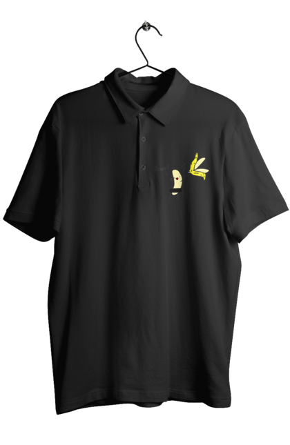 Поло чоловіче з принтом "Кутить". Банан, гумор, кутить, на вечірку. 2070702