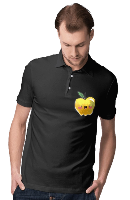 Милое желтое яблоко