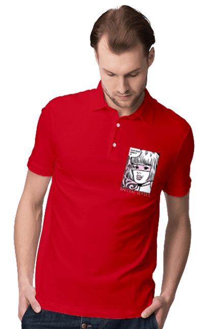 Men`s polo with prints Pop Art. Popart. 2070702