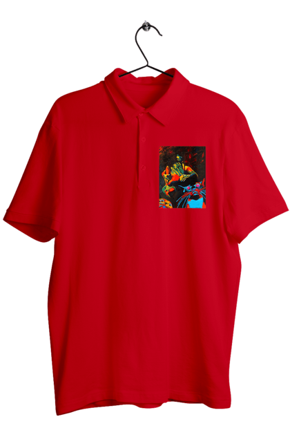 Men`s polo with prints Sex is cats. Picture, roll, sex. 2070702