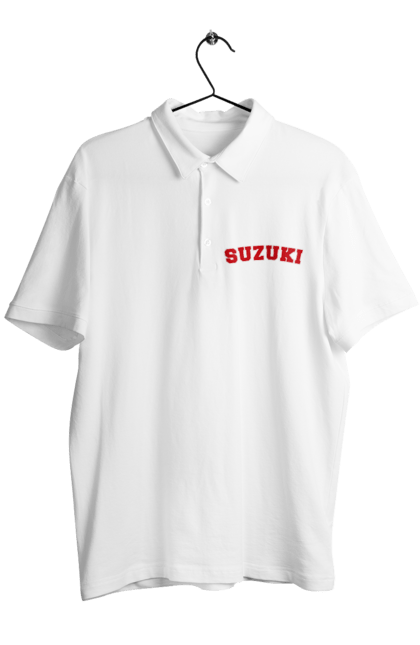 Men`s polo with prints Suzuki 2. Auto, machine, suzuki. 2070702