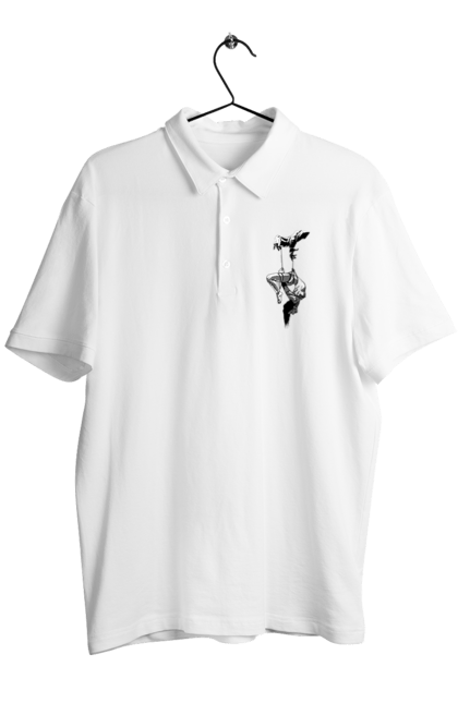 Поло чоловіче з принтом "Підвішування". Бдсм. 2070702