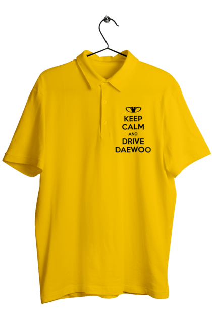 Men`s polo with prints Keep Calm and Drive Daewoo. Daewoo, deo, lanos. 2070702