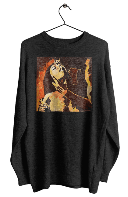 Світшот жіночий з принтом "Страсна жінка". Жінка, картина, секс. 2070702