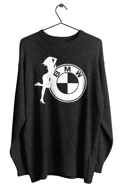 Світшот жіночий з принтом "Bmw Girl". Бмв, машини. 2070702