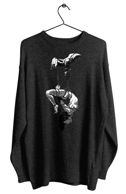 Світшот жіночий з принтом "Підвішування". Бдсм. 2070702