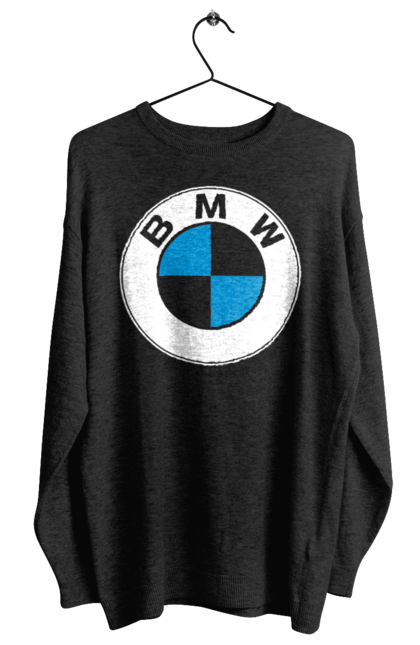 Свитшот женский с принтом Bmw Logo. Бмв, машины. 2070702