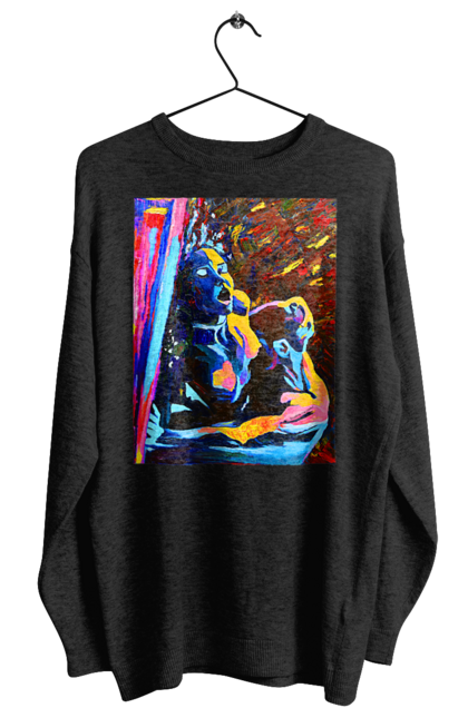 Світшот жіночий з принтом "Пристрасть". Картина, секс. 2070702