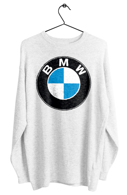 Світшот жіночий з принтом "Bmw Logo". Бмв, машини. 2070702