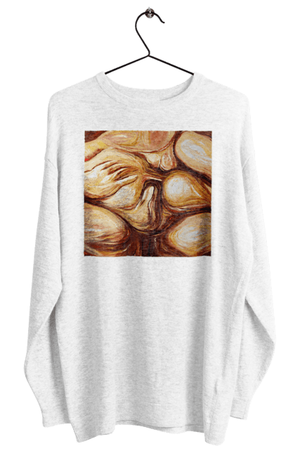 Світшот жіночий з принтом "Груповий секс". Груповий, картина, секс. 2070702