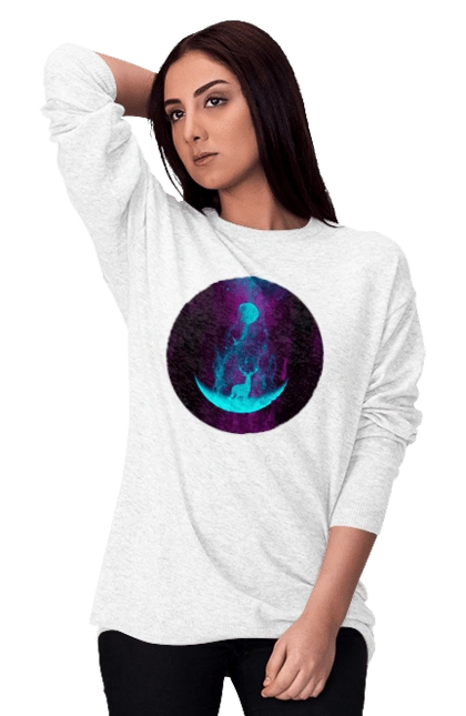 Олень Силует