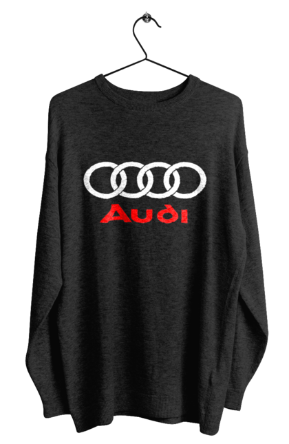 Men`s sweatshirt with prints Audi Logotype. Audi, cars. 2070702