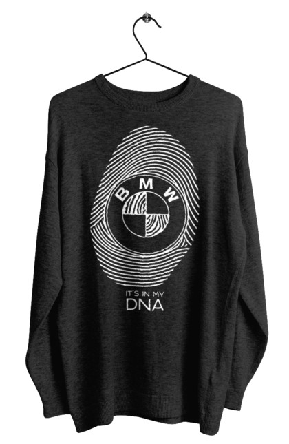 Світшот чоловічий з принтом "БМВ відбиток". Бмв, відбиток, машини. 2070702