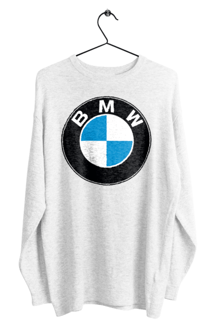 Світшот чоловічий з принтом "Bmw Logo". Бмв, машини. 2070702