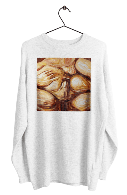 Світшот чоловічий з принтом "Груповий секс". Груповий, картина, секс. 2070702