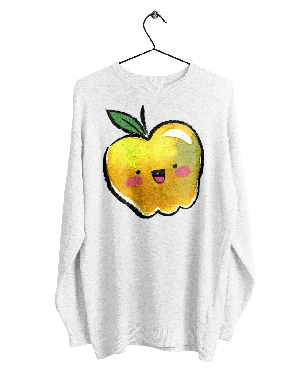 Миле жовте яблуко