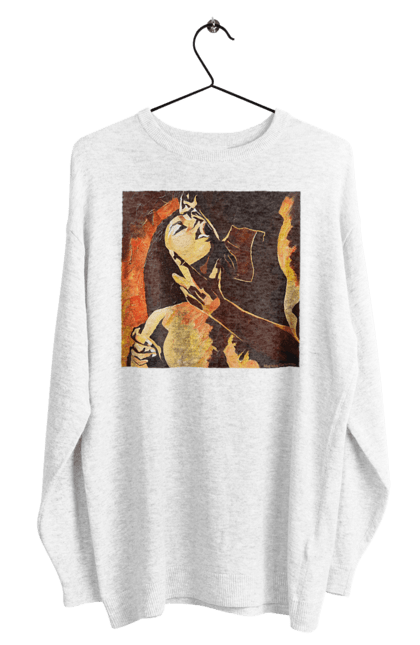 Світшот чоловічий з принтом "Страсна жінка". Жінка, картина, секс. 2070702