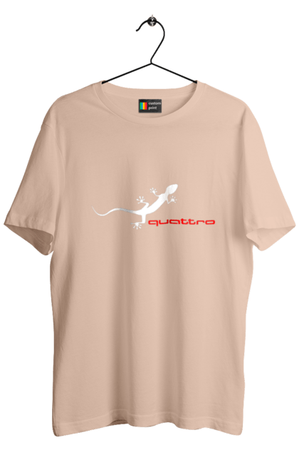 Men`s t-shirt with prints Audi Quattro. Audi, cars. 2070702