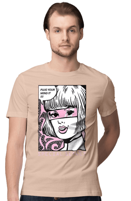 Футболка чоловіча з принтом "Попарт". Попарт. 2070702