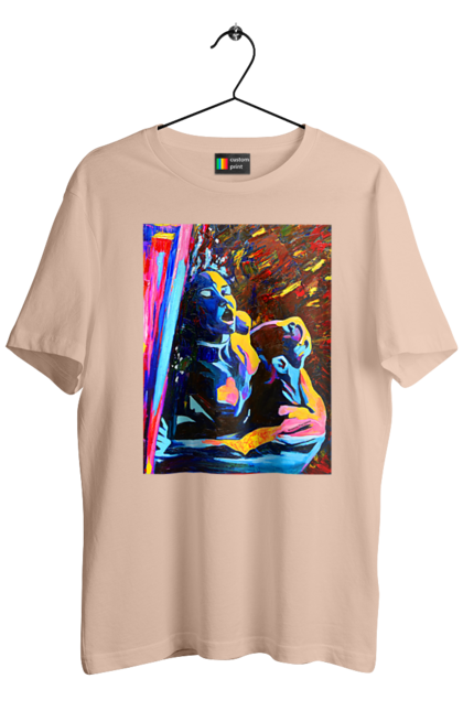 Футболка чоловіча з принтом "Пристрасть". Картина, секс. 2070702