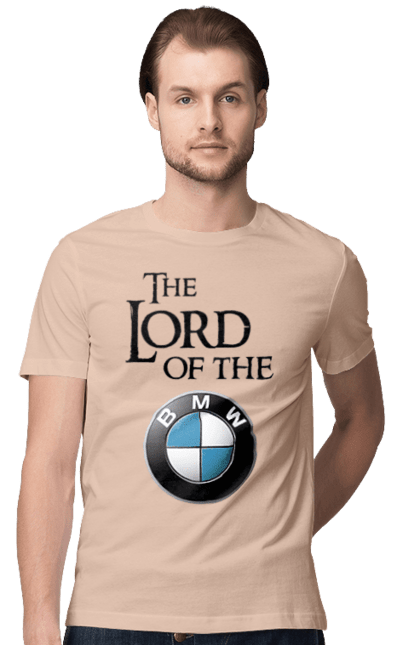 Футболка чоловіча з принтом "The lord of the BMW black". Бмв, гра престолів. 2070702