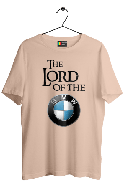 Футболка чоловіча з принтом "The lord of the BMW black". Бмв, гра престолів. 2070702